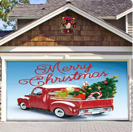 Christmas Garage Door Banner