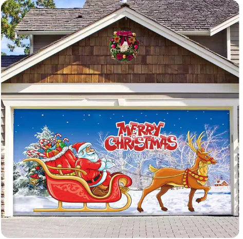 Christmas Garage Door Banner