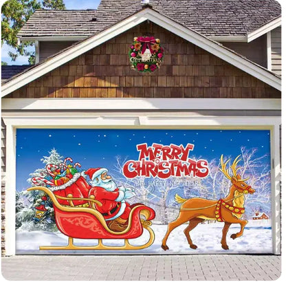 Christmas Garage Door Banner