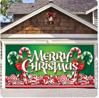 Christmas Garage Door Banner