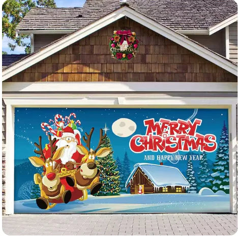 Christmas Garage Door Banner