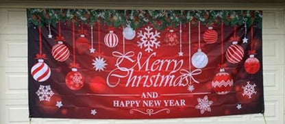 Christmas Garage Door Banner